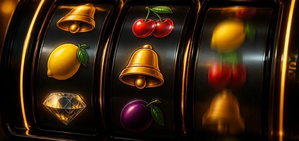 Барабаны слота крупным планом — игры Melbet